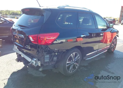 2018 Nissan Pathfinder Platinum from USA, damaged, VIN 5N1DR2MM3JC663865